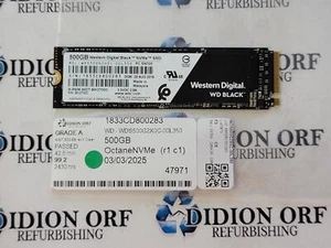 WD BLACK SN700 500GB M.2 NVMe 2280 SSD WDS500G2X0C-00L350, Grade A, SKU 15705 - Afbeelding 1 van 1