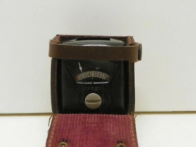 Medidor de luz Polaroid vintage en estuche de cuero Foto 1 de 3