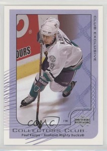 2002 Upper Deck Collectors Club Exclusive Paul Kariya #NHL12 HOF