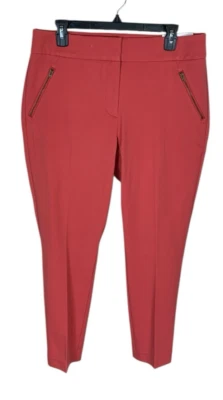 Pantalones al tobillo ajustados con curvas salmón loft para mujer talla 12 elásticos carrera Foto 1 de 4