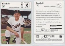 2005 Leaf Sportscasters White Batting Glove /55 Harmon Killebrew #18 HOF