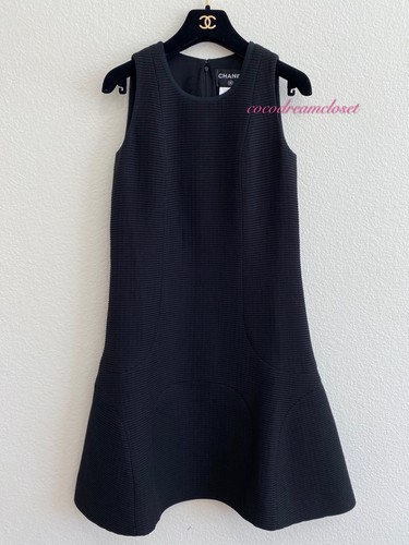 ABITO SVASATO CHANEL 12P CLASSICO LITTLE NERO NUOVO CON ETICHETTE TG 34