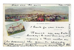 c1905 Postcard The Antlers - #117 Colorado Springs Posted - Bild 1 von 2