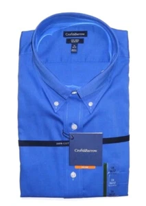 New Croft & Barrow Mens Slim Fit Point Collar Dress Shirt Long Sleeves NWT - Picture 1 of 2
