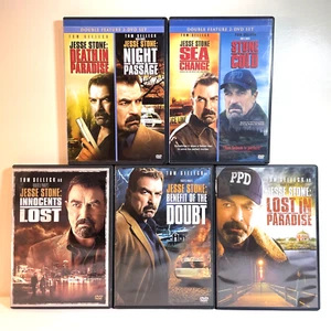 7 JESSE STONE MOVIES (DVD) Tom Selleck - Crime Detective Drama Mystery - Picture 1 of 17