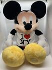 Mickey Mouse I Love New York Disney Plush Soft Toy 13" Stamped Official