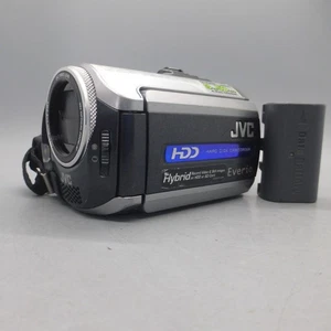JVC Everio GZ-MG175EK Handheld High Definition HDD Camcorder Silver Tested - Picture 1 of 8