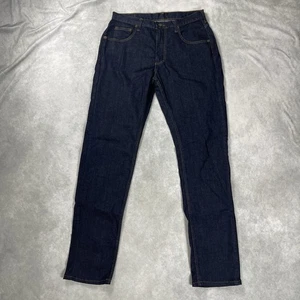 Dearborn Denim Men's Dark Blue Stretch Straight Leg Jeans USA Made Size 30x33 - Picture 1 of 12