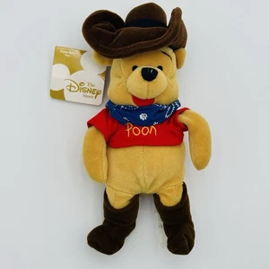 Neu mit Etikett The Disney Store Parks Cowboy Pooh 8 Zoll Mini-Sitzsack Plüsch Winnie Puuh - Bild 1 von 7