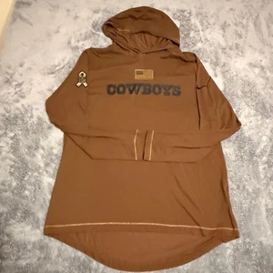 Nike Dri Fit Dallas Cowboys NFL Braun Military Hoodie Langarm Herren Gr. XL - Bild 1 von 7