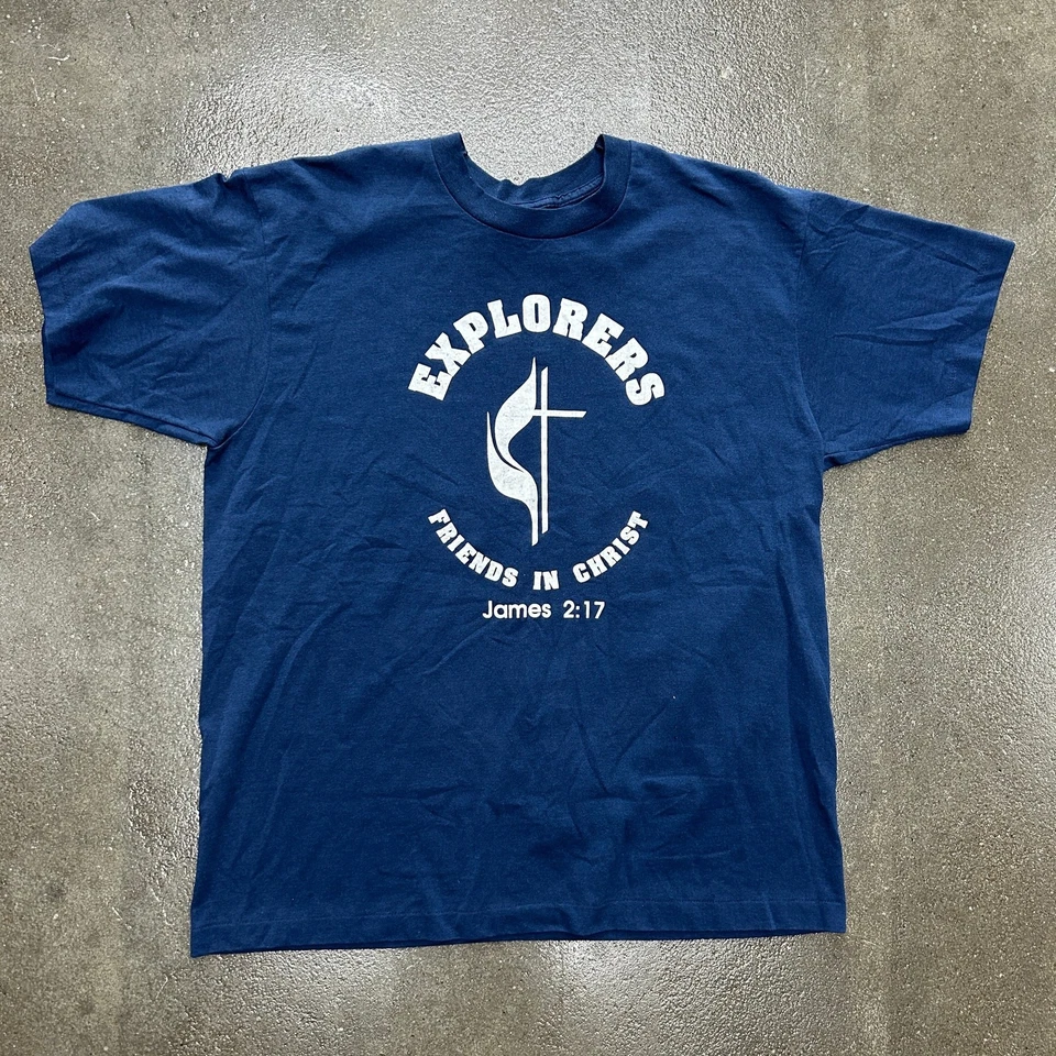 Camiseta vintage Explorers Friends in Christ Foto 1 de 1