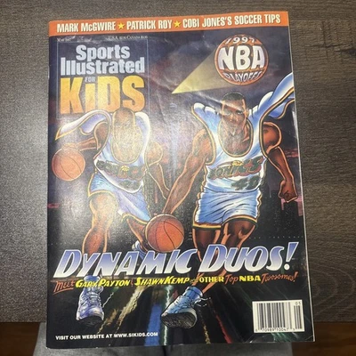 Sports Illustrated for Kids Magazine May 1997 with uncut sheet trading cards - Imagem 1 de 3