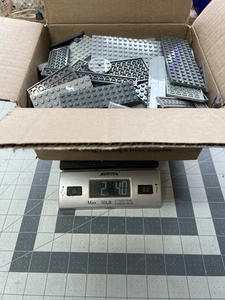 Lego Lot 2,25 Pfund Bulk dunkel hellgrau Steine Platten Stck. Gebäude Star Wars & M - Bild 1 von 16