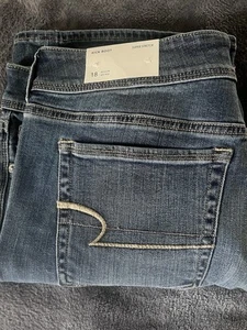 American Eagle super stretch kick boot jeans size 18 - Picture 1 of 3