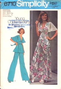 Simplicity 6710 ~Junior Petites' and Misses Dress or Top and Pants-Size 3 -30.5" - Picture 1 of 4