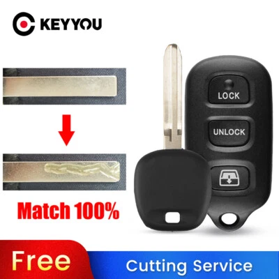 BLADE CUT by PHOTO Car Key Case For Toyota Sequoia 2003 2004 2005 2006 2007 2008 - Image 1 of 4