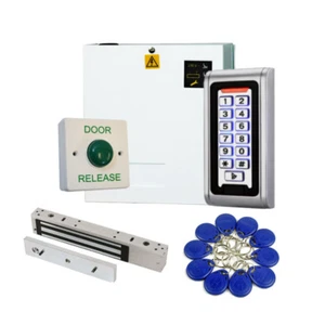 Kit de entrada de puerta de control de acceso con fuente de alimentación y Maglock - Imagen 1 de 2