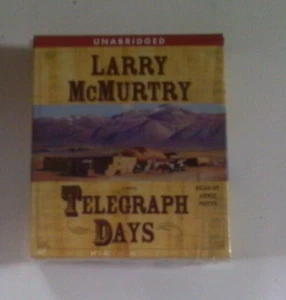 Telegraph Days Larry Mcmurtry 8 CD Unabridged Audio Book Read By Annie Potts New - Picture 1 of 2
