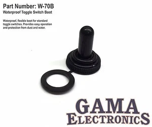 Waterproof Toggle Switch Boot - W-70B - Photo 1/3