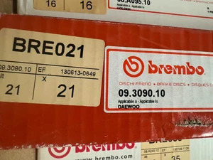 BREMBO Front Disc Brake Disc BRE021 (09.3090.10) RDA7250 for DAEWOO - Picture 1 of 2