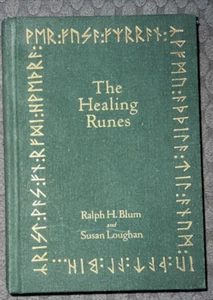 The Healing Runes Hardcover by Ralph H. Blum 1995 First Edition - Picture 1 of 4