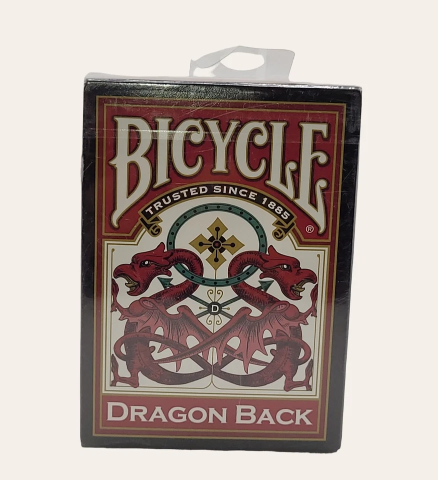 2010 Bicycle Red Dragon Back Playing Cards 2 Decks One