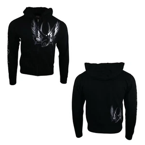 Sudaderas con capucha con capucha unisex Harley Davidson pájaro frontal y posterior gráfica HJS 5 - Imagen 1 de 5