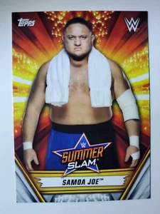 2019 Topps WWE SummerSlam #39 SAMOA JOE - Picture 1 of 2
