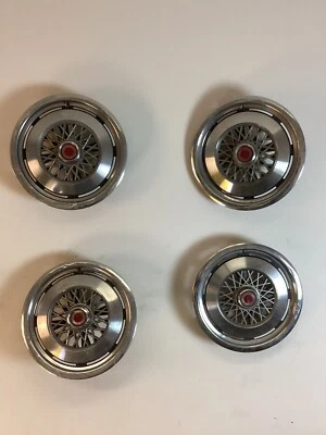 (Cantidad 4) Tapacubos Hot Rod vintage Ford Granada/Mercury Monarch Foto 1 de 4
