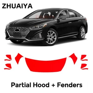 Hood Precut PPF Paint Protection Film For Hyundai Sonata Sport 18-2019 - Picture 1 of 8