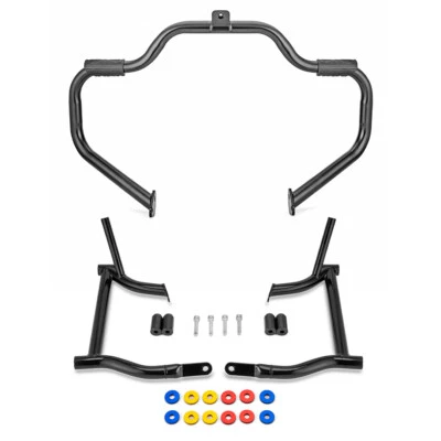 Barra de choque de alforja protectora de motor de 1,25" para Harley Electra Glide Road King 97-08 Foto 1 de 4