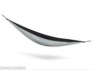 Yukon Outfitters Nylon Parachute Double Hammock w/ Bag Camping BLACK Lightweight - Picture 1 of 2