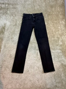 True Indigo Skinny Jeans Kids Size 12 Black Stretch Adjustable A527 - Picture 1 of 11