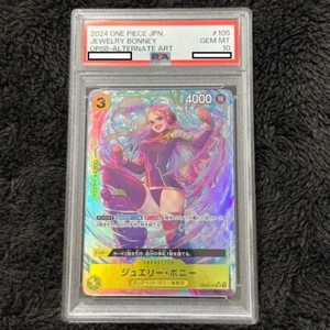 PSA10 Jewelry Bonnie SR-P OP08-105 One Piece Card Japanese Parallel Gem Mint - Imagen 1 de 2