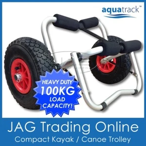 KAYAK TROLLEY COMPACT COLLAPSIBLE AQUATRACK Canoe/Ski Carrier Folding Cart 100kg - Picture 1 of 7