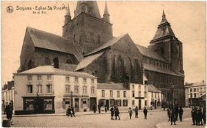 CPA Carte Postale Belgique Soignies Eglise Saint Vincent VM94315ok - Bild 1 von 2