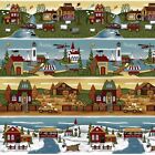 HENRY GLASS COUNTRY JOURNEY FOUR SEASONS COTTON QUILT PANEL