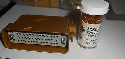 POSITRONIC IND M28748/4-H5NL2A MILITARY AIRCRAFT CONNECTOR OTHER #'S IN DETAIL - Image 1 of 4