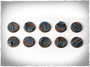 Spaceship Corridor Bases - Round 25mm (x10) New - Picture 1 of 3