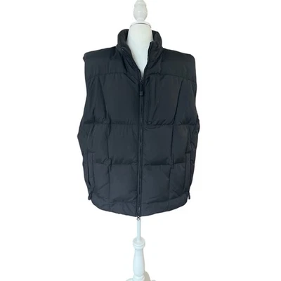 Eddie Bauer Black Quilted Goose Down Vest Men’s Size XXL - Image 1 of 4