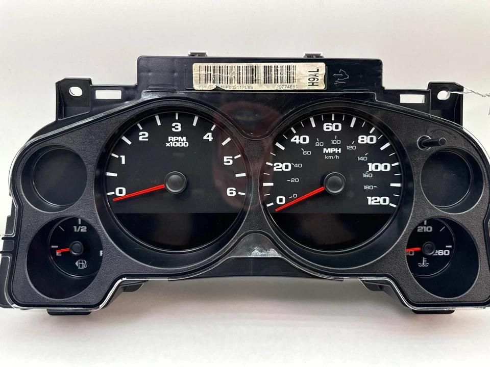 Chevrolet Silverado 1500 2009-2013 cuadro de instrumentos de 4,3 L 96 k millas Foto 1 de 4