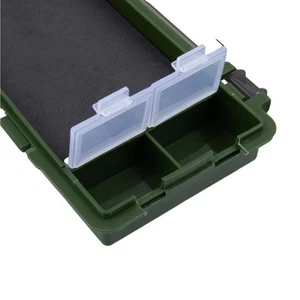 Carp Rig Box Tackle Box Étui de Rangement Antipoussière Portable Neuf Haute Qu - Photo 1/12