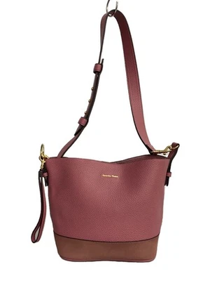 Bolso de hombro Samantha Thavasa en imitación de cuero, rosa, liso Foto 1 de 4