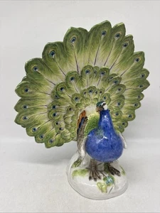 Meissen großer Rad schlagender Pfau / J. J. Kändler / 1. Wahl J.2. - Bild 1 von 24