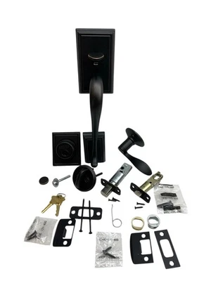 Набор входных ручек SCHLAGE F-Series F60 ADD 716 ACC 12-326 с рычагом акцента - Изображение 1 из 4