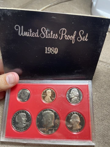 1980 US Mint Proof Set OGP Cover