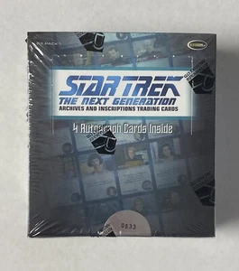 2022 Rittenhouse Star Trek TNG Archives & Inscriptions Factory Sealed Hobby Box - Picture 1 of 1