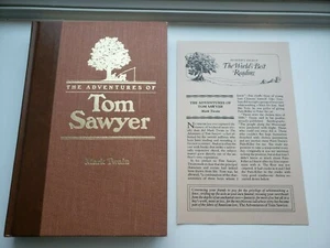 The Adventures of Tom Sawyer by Mark Twain - Readers Digest Hardcover - Picture 1 of 7
