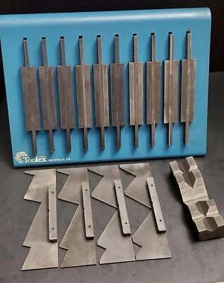 TE-CO Toolex 8" Juego de herramientas de cambio rápido tornillo paralelo QTM8000 maquinista molino Foto 1 de 4