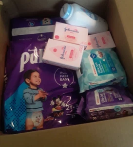 Baby Shower Gift Basket Bag Lot Daycare Nursery Birthday Easter Back To School 3 - Picture 1 of 4